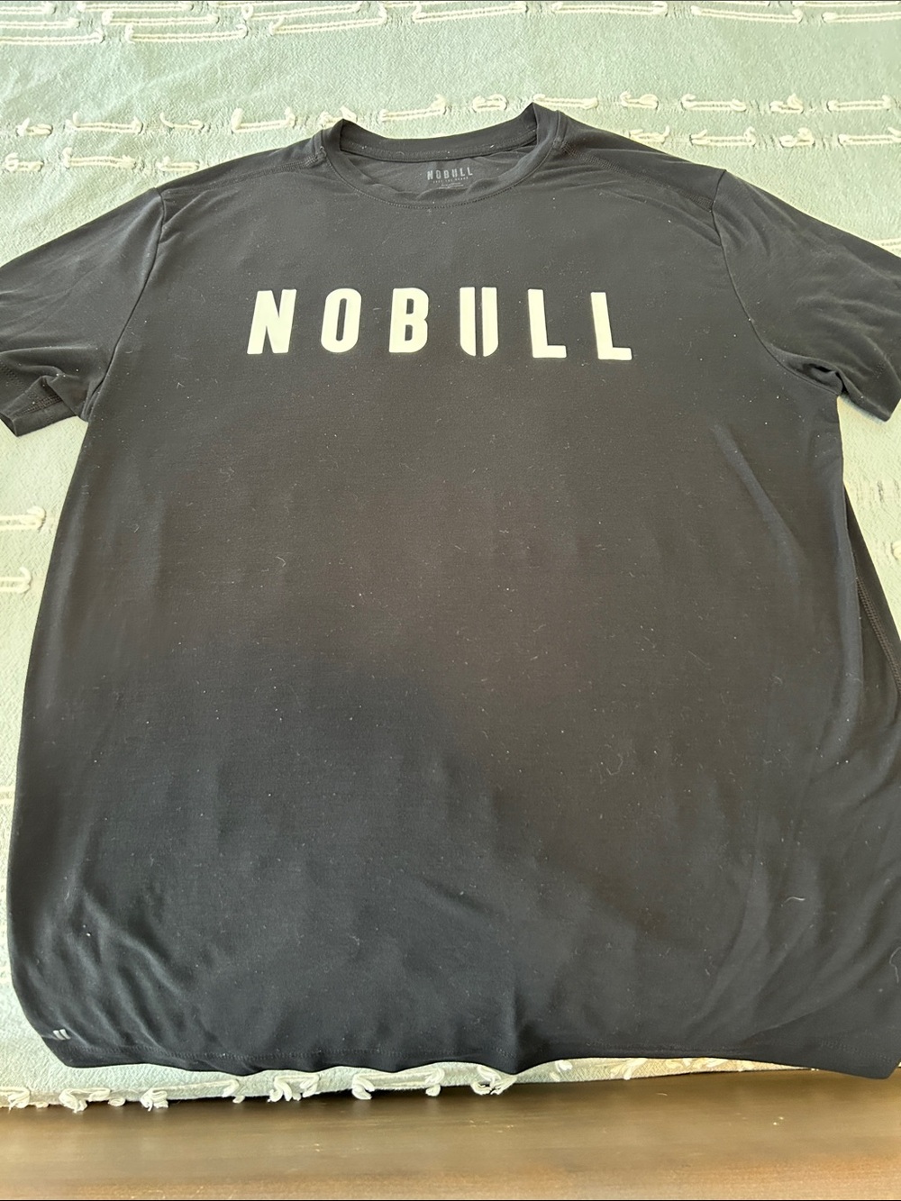 NOBULL Black Short-Sleeve Logo Tee